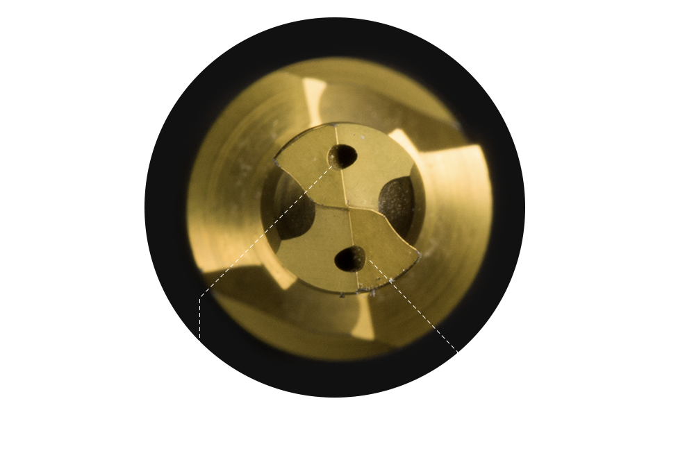 stepdrill coolant holes